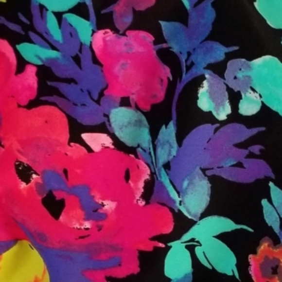 Xhilaration Vibrant Floral Strappy Side Tab Hipster Bikini Bottom Size XSmall. - Picture 4 of 5